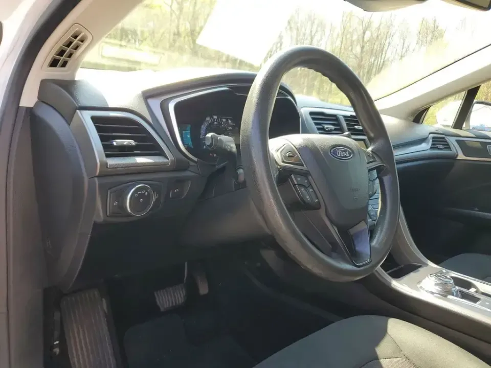 2020 /Ebony Ford Fusion SE (3FA6P0HD5LR) with an 4 Cyl, 1.5L engine, 6-speed automatic transmission, located at 6064 Gull Rd, Kalamazoo, MI, 49048, (269) 222-0088, 42.328388, -85.512924 - Need a smart, comfortable commuter that can handle the daily grind from Downtown Kalamazoo to Portage-then stretch its legs for a weekend run up Gull Road toward Gull Lake? This 2020 Ford Fusion SE is a practical, tech-forward sedan built for real life: long commutes, campus drop-offs, and road-trip - Photo#16