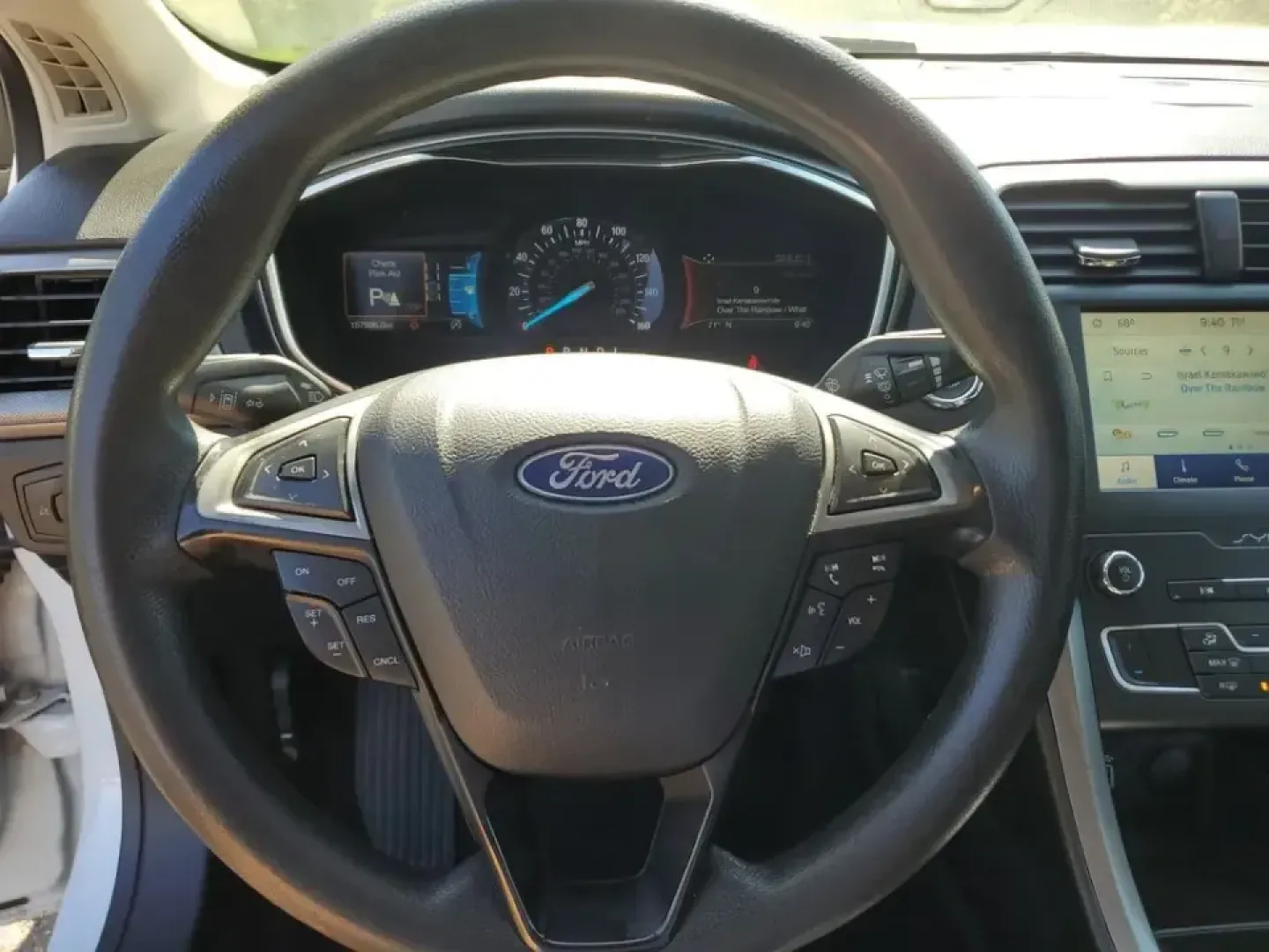 2020 /Ebony Ford Fusion SE (3FA6P0HD5LR) with an 4 Cyl, 1.5L engine, 6-speed automatic transmission, located at 6064 Gull Rd, Kalamazoo, MI, 49048, (269) 222-0088, 42.328388, -85.512924 - Need a smart, comfortable commuter that can handle the daily grind from Downtown Kalamazoo to Portage-then stretch its legs for a weekend run up Gull Road toward Gull Lake? This 2020 Ford Fusion SE is a practical, tech-forward sedan built for real life: long commutes, campus drop-offs, and road-trip - Photo#18