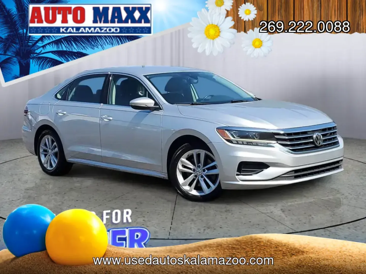 2020 Volkswagen Passat 2.0T SE (1VWSA7A30LC) with an 4 Cyl, 2.0L engine, 6-speed automatic transmission, located at 6064 Gull Rd, Kalamazoo, MI, 49048, (269) 222-0088, 42.328388, -85.512924 - If your week is packed with long commutes, school drop-offs, and the occasional weekend escape to Lake Michigan, this 2020 Volkswagen Passat 2.0T SE is the kind of comfortable, tech-forward sedan that keeps life moving without feeling like a compromise. With its Platinum Gray Metallic finish, roomy- Photo#0