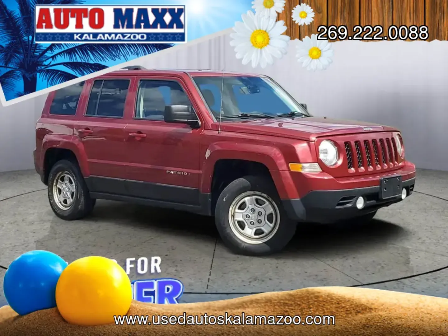 2016 /Dark Slate Gray Jeep Patriot Sport (1C4NJRBB6GD) with an 4 Cyl, 2.4L engine, 6-speed automatic transmission, located at 6064 Gull Rd, Kalamazoo, MI, 49048, (269) 222-0088, 42.328388, -85.512924 - Weekend cabin runs up to Gull Lake, snowy commutes down I-94, or a last-minute road trip to Lake Michigan-this 2016 Jeep Patriot Sport 4WD is built for Kalamazoo life when you want SUV practicality with go-anywhere confidence. If you've been searching used cars near me and want something versatile f- Photo#0