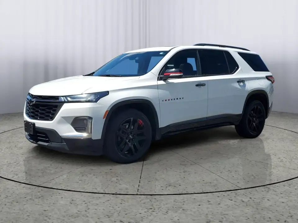 2023 Summit White /Black Chevrolet Traverse Premier (1GNEVKKW3PJ) with an 3.6L V6 SIDI VVT engine, Automatic transmission, located at 6064 Gull Rd, Kalamazoo, MI, 49048, (269) 222-0088, 42.328388, -85.512924- Photo#32