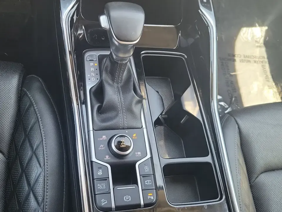2023 Grey /Black Kia Sorento X-Line SX Prestige (5XYRKDLF3PG) with an 2.5L I4 DGI Turbocharged DOHC 16V LEV3-ULEV70 281hp engine, Automatic transmission, located at 6064 Gull Rd, Kalamazoo, MI, 49048, (269) 222-0088, 42.328388, -85.512924- Photo#54