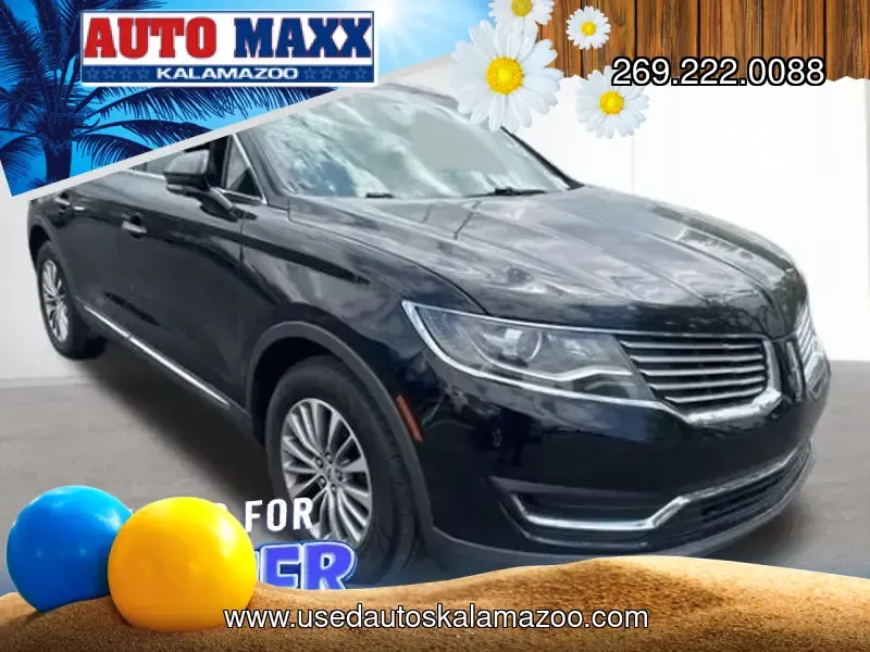 2018 /Ebony Lincoln MKX Select (2LMPJ8KR6JB) with an V6, 3.7L engine, 6-speed automatic transmission, located at 6064 Gull Rd, Kalamazoo, MI, 49048, (269) 222-0088, 42.328388, -85.512924 - Weekend getaways to South Haven, daily commutes down Gull Road, or family errands between Downtown Kalamazoo and Portage-this 2018 Lincoln MKX Select AWD is built for real life, with upscale comfort and all-weather confidence that fits Michigan seasons. If you've been searching used cars near me and - Photo#0