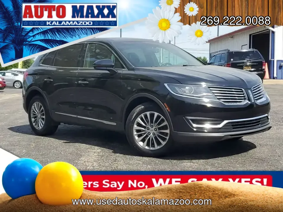 2018 /Ebony Lincoln MKX Select (2LMPJ8KR6JB) with an V6, 3.7L engine, 6-speed automatic transmission, located at 6064 Gull Rd, Kalamazoo, MI, 49048, (269) 222-0088, 42.328388, -85.512924 - Weekend getaways to South Haven, daily commutes down Gull Road, or family errands between Downtown Kalamazoo and Portage-this 2018 Lincoln MKX Select AWD is built for real life, with upscale comfort and all-weather confidence that fits Michigan seasons. If you've been searching used cars near me and - Photo#0