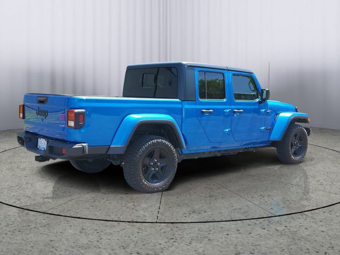 2021 Blue Pearl /Black Jeep Gladiator Sport (1C6HJTAG4ML) with an 3.6L V6 24V VVT engine, Automatic transmission, located at 6064 Gull Rd, Kalamazoo, MI, 49048, (269) 222-0088, 42.328388, -85.512924- Photo#7