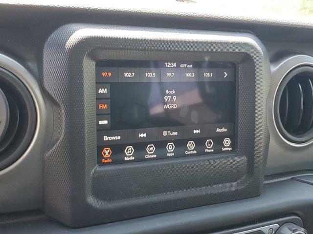 2021 Blue Pearl /Black Jeep Gladiator Sport (1C6HJTAG4ML) with an 3.6L V6 24V VVT engine, Automatic transmission, located at 6064 Gull Rd, Kalamazoo, MI, 49048, (269) 222-0088, 42.328388, -85.512924- Photo#20