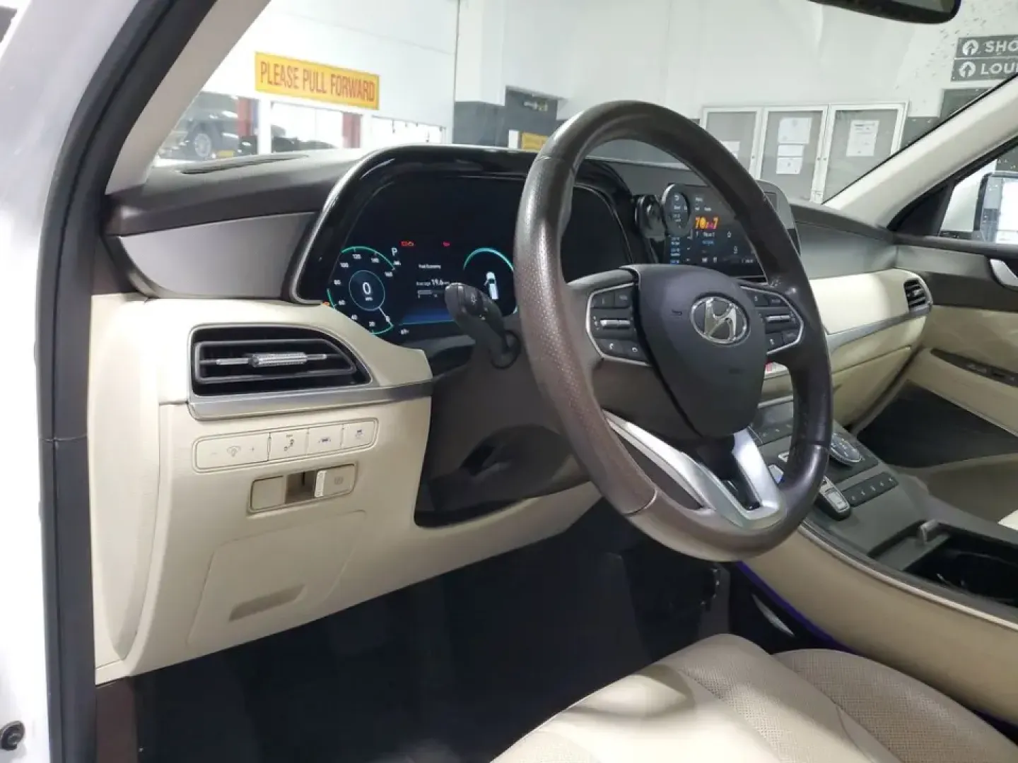 2021 /Dark Brown Hyundai Palisade Calligraphy (KM8R7DHE9MU) with an V6, 3.8L engine, 8-speed automatic transmission, located at 6064 Gull Rd, Kalamazoo, MI, 49048, (269) 222-0088, 42.328388, -85.512924 - Road-trip families, daily commuters, and weekend adventurers alike will appreciate how this 2021 Hyundai Palisade Calligraphy AWD blends three-row space with upscale comfort-perfect for hauling kids to practice, packing up for a Lake Michigan getaway, or cruising confidently through a Michigan winte- Photo#20