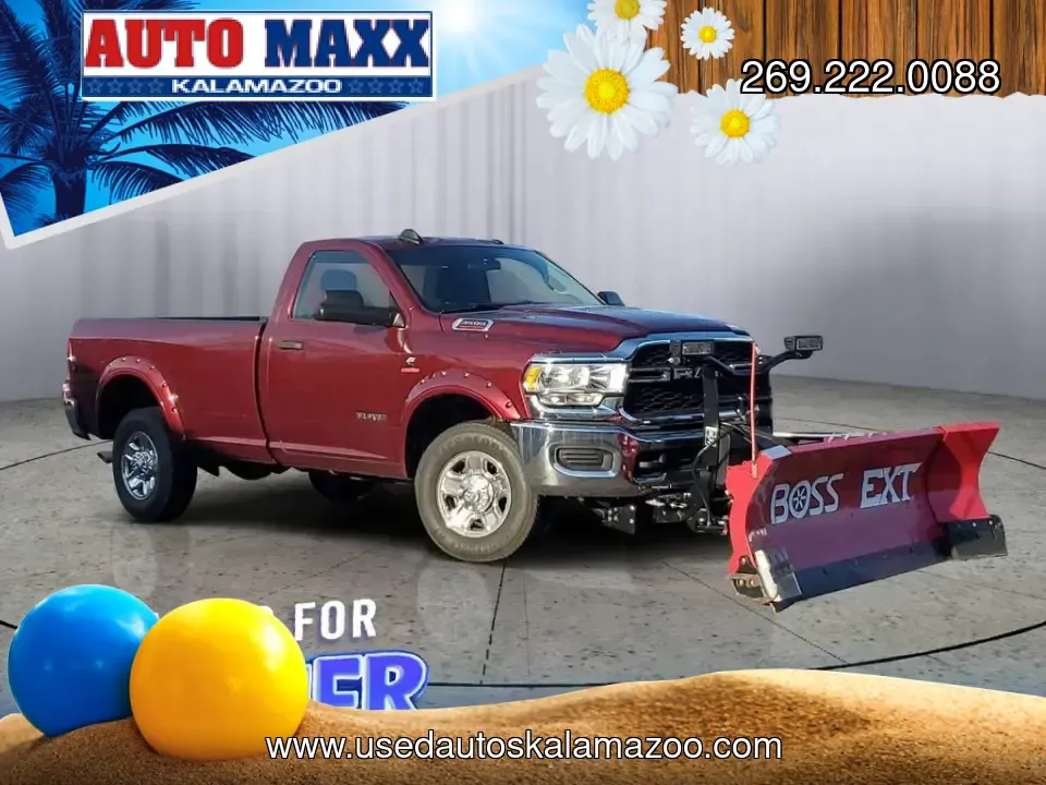 2020 Delmonico Red Pearlcoat /Black Ram 3500 Tradesman (3C63R3AL4LG) with an L6, 6.7L engine, 6-speed automatic transmission, located at 6064 Gull Rd, Kalamazoo, MI, 49048, (269) 222-0088, 42.328388, -85.512924 - **Unleash Your Adventure with the 2020 Ram 3500 Tradesman!** <br /> <br /> Are you ready to elevate your work and play with a powerhouse that blends rugged utility and modern comfort? Look no further than this stunning 2020 Ram 3500 Tradesman Regular Cab 4WD, available at AutoMaxx - Kalamazoo. With - Photo#0