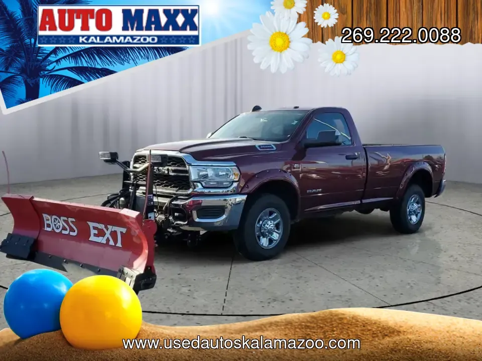 2020 Delmonico Red Pearlcoat /Black Ram 3500 Tradesman (3C63R3AL4LG) with an L6, 6.7L engine, 6-speed automatic transmission, located at 6064 Gull Rd, Kalamazoo, MI, 49048, (269) 222-0088, 42.328388, -85.512924 - **Unleash Your Adventure with the 2020 Ram 3500 Tradesman!** <br /> <br /> Are you ready to elevate your work and play with a powerhouse that blends rugged utility and modern comfort? Look no further than this stunning 2020 Ram 3500 Tradesman Regular Cab 4WD, available at AutoMaxx - Kalamazoo. With - Photo#1